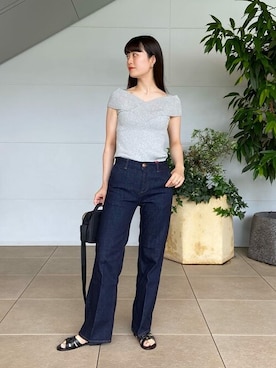 ESTNATIONさん（レディース・162cm）の夏コーディネート