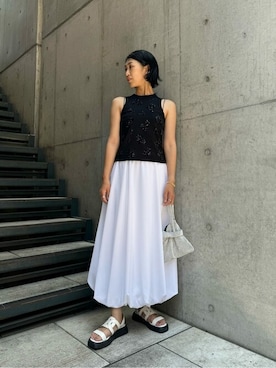 ESTNATIONさん(レディース・166cm)の夏コーディネート