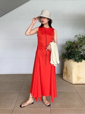 「HEWN（ヒューン）のアイテム」を使った、ESTNATION WOMENSさん（レディース・162cm）の夏コーディネート