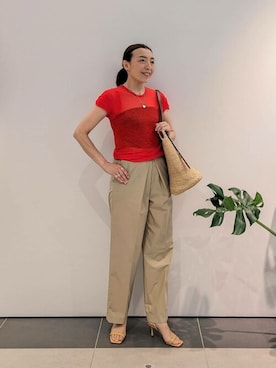 ESTNATION WOMENSさん（レディース・166cm）の夏コーディネート