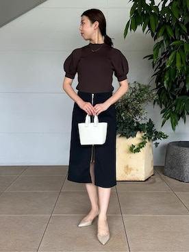 ESTNATIONさん（レディース・165cm）の夏コーディネート