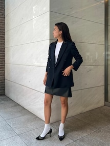 新品タグ付 現行✨️エストネーション テーラードジャケット レダ生地 春夏 XL ESTNATION（エストネーション）の「ESTNATION / タキシード