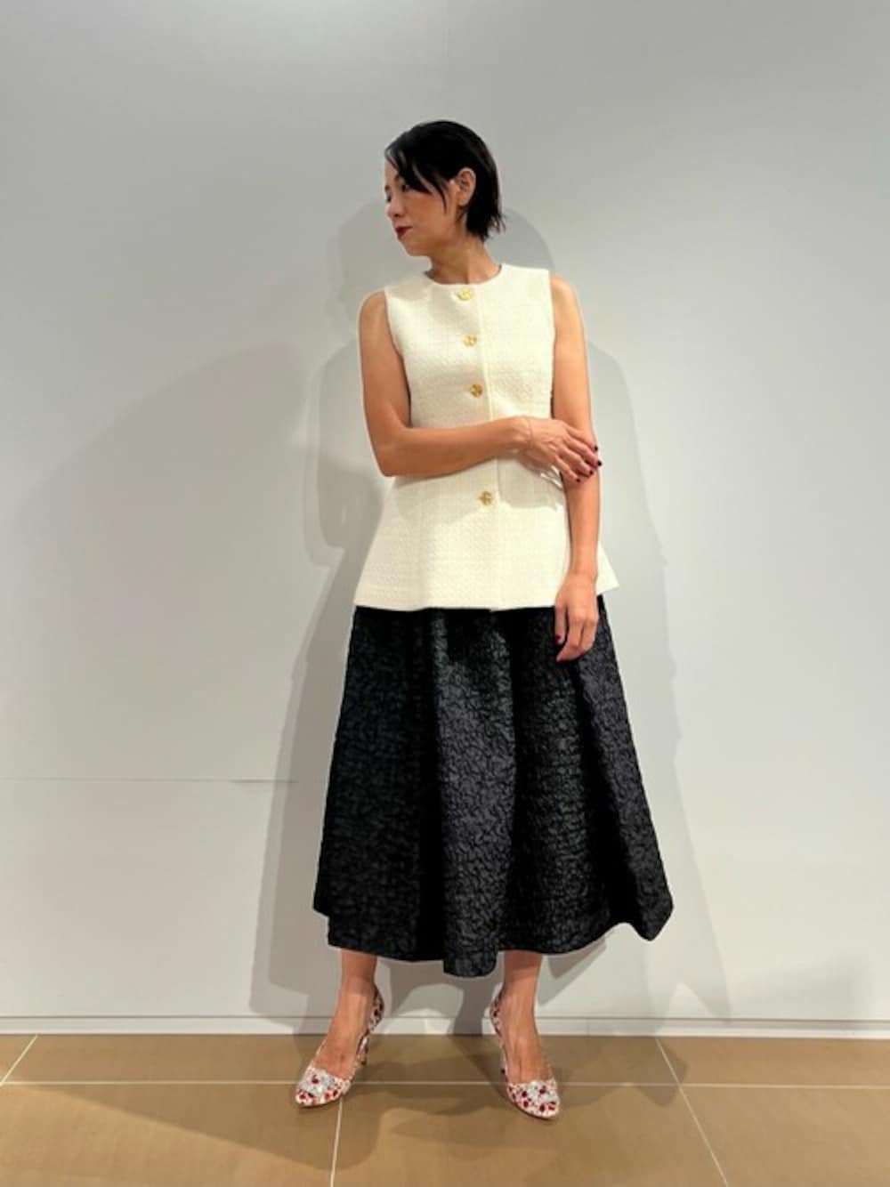 ESTNATION（エストネーション）の「ESTNATION / ツィードフレア