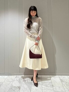 「COLUMN（コラム）のアイテム（バッグ）」を使った、ESTNATION WOMENSさん（レディース・165cm）の秋コーディネート