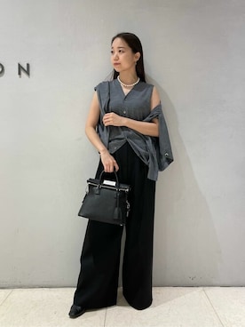 「デザインニット」｜ESTNATIONさん（レディース・156cm）の秋コーディネート