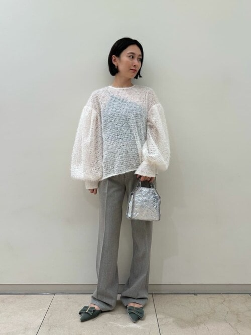 ブラウス シャツ ESTNATION / フェザーチュールブラウス レディース ESTNATION ブラウス シャツ / フェザーチュールブラウス
