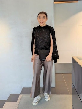「AUTRY（オートリー）のアイテム（シューズ）」を使った、ESTNATION WOMENSさん（レディース・166cm）の秋コーディネート