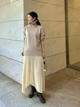 「ウール」｜ESTNATION WOMENSさん（レディース・160cm）の秋コーディネート