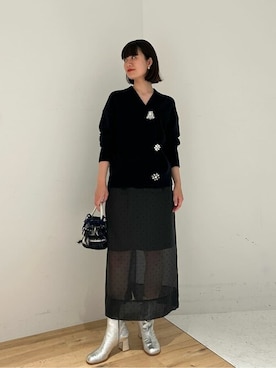 「HEWN（ヒューン）のアイテム」を使った、ESTNATION WOMENSさん（レディース・162cm）の秋コーディネート