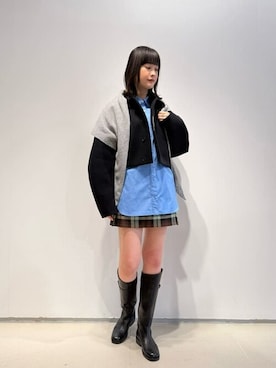 「ASAUCE MELER（アソースメレ）のアイテム」を使った、ESTNATION WOMENSさん（レディース・163cm）の秋コーディネート