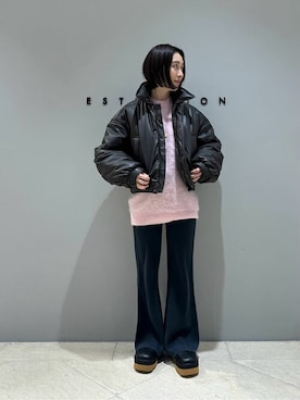 ESTNATION WOMENSさん（レディース・155cm）の冬コーディネート