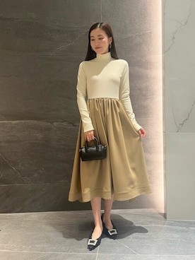 「Pippichic（ピッピシック）のアイテム」を使った、ESTNATION WOMENSさん（レディース・163cm）の冬コーディネート