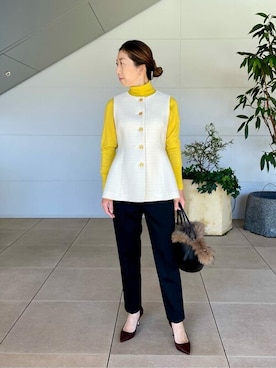 ESTNATION WOMENSさん（レディース・158cm）の冬コーディネート