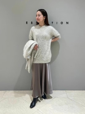 ESTNATION WOMENSさん（レディース・156cm）の冬コーディネート