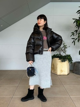 「PaDD（パッド）のアイテム」を使った、ESTNATION WOMENSさん（レディース・162cm）の冬コーディネート