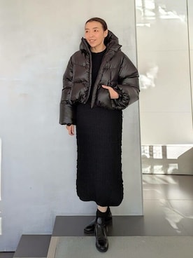 「PaDD（パッド）のアイテム」を使った、ESTNATION WOMENSさん（レディース・166cm）の冬コーディネート