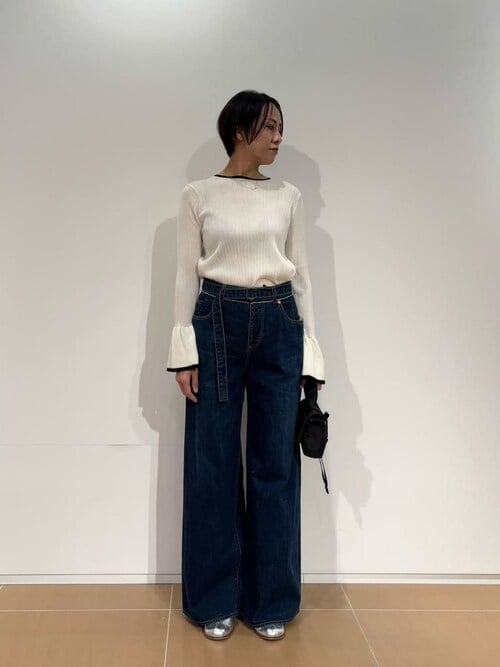 ニット セーター ESTNATION / フレア スリーブ プルオーバー ニット レディース ESTNATION / フレア スリーブ プルオーバー ニット｜ESTNATION