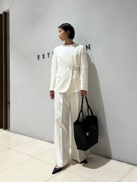 「ESTNATION（エストネーション）のアイテム」を使った、ESTNATION WOMENSさん（レディース・166cm）の冬コーディネート