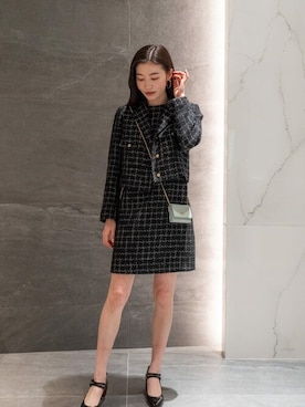 ESTNATIONさん(レディース・163cm)の冬コーディネート