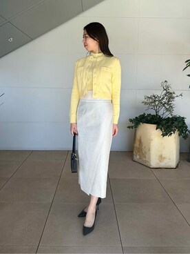 ESTNATION / ポケット クルーネック カーディガンを使った人気 ESTNATION / ポケット クルーネック カーディガンを使った人気