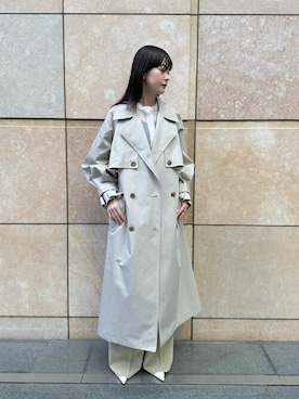 「COLUMN（コラム）のアイテム」を使った、ESTNATION WOMENSさん（レディース・163cm）の冬コーディネート