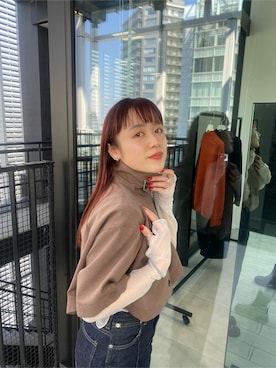 「#今日のコーデ」｜「アイテム（トレンチコート）」を使った、PUBLIC TOKYO STAFFさん（レディース・155cm）の春コーディネート