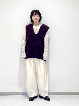 「アイテム（パンツ）」を使った、さちさん（レディース・155cm・20代）の秋コーディネート
