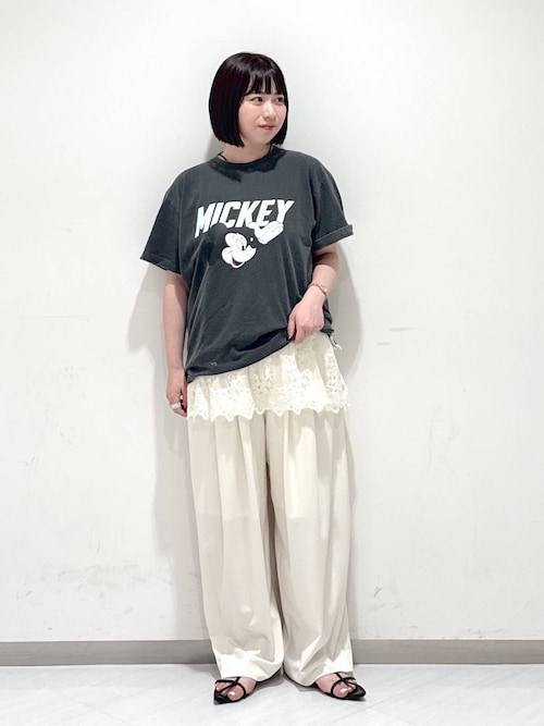 別注】GOOD ROCK SPEED_BIGロゴ MICKEY MOUSE TEE（Tシャツ