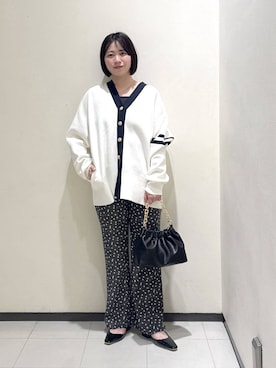 「A part by（アパートバイ）のアイテム（その他パンツ）」を使った、さちさん（レディース・155cm）の春コーディネート