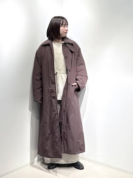 「アイテム（セットアップ）」を使った、さちさん（レディース・155cm・20代）の秋コーディネート