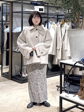 「アイテム（ステンカラーコート）」を使った、さちさん（レディース・155cm・20代）の秋コーディネート