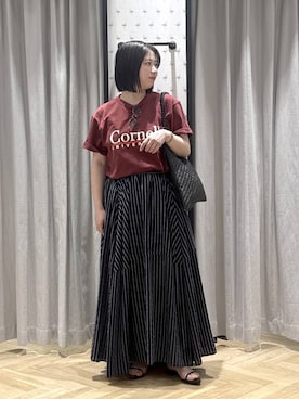 「A part by（アパートバイ）の【UVカット】UVアソートサングラス（サングラス、グレー系）」を使った、さちさん（レディース・156cm）の春コーディネート