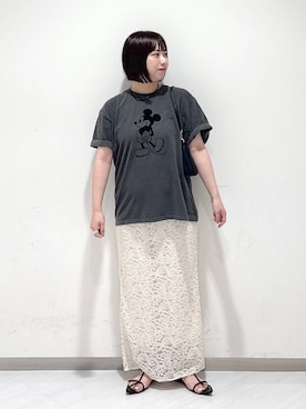 「A part by（アパートバイ）のアイテム」を使った、さちさん（レディース・155cm）の夏コーディネート