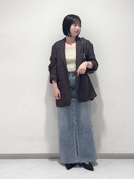 「A part by（アパートバイ）のアイテム」を使った、さちさん（レディース・155cm）の夏コーディネート