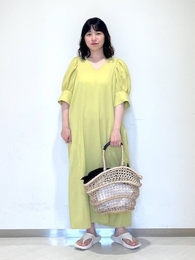 「muleboy（ミュールボーイ）のアイテム」を使った、さちさん（レディース・155cm）の夏コーディネート