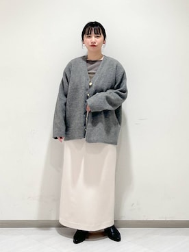 「アイテム（ジャンパースカート）」を使った、さちさん（レディース・155cm・20代）の秋コーディネート