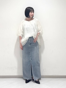 「アイテム（パンプス）」を使った、さちさん（レディース・155cm・20代）の夏コーディネート