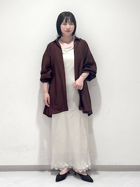 「A part by（アパートバイ）のアイテム」を使った、さちさん（レディース・155cm）の夏コーディネート