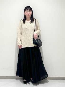 「アイテム（パンプス）」を使った、さちさん（レディース・155cm・20代）の春コーディネート