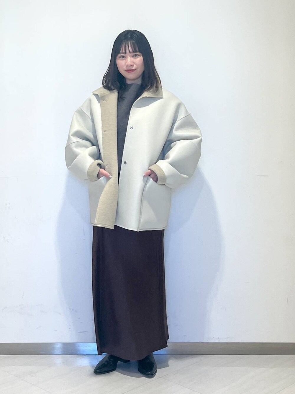 ムートンリバーブルゾンを使った人気ファッションコーディネート - WEAR