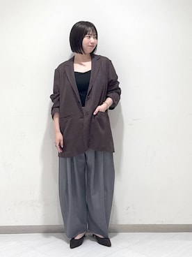 「A part by（アパートバイ）のアイテム」を使った、さちさん（レディース・155cm）の秋コーディネート