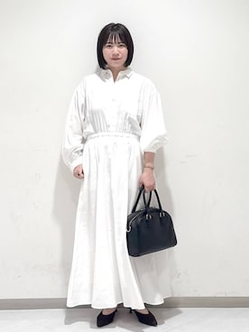 「アイテム（パンプス）」を使った、さちさん（レディース・155cm・20代）の夏コーディネート
