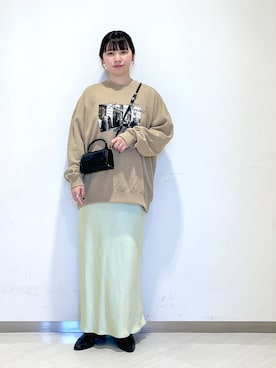 「アイテム（スウェット）」を使った、さちさん（レディース・155cm・20代）の秋コーディネート