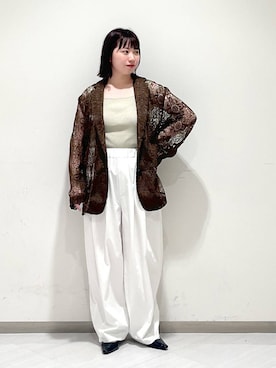 「アイテム（パンプス）」を使った、さちさん（レディース・155cm・20代）の春コーディネート