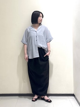 「A part by（アパートバイ）のアイテム」を使った、さちさん（レディース・155cm）の春コーディネート