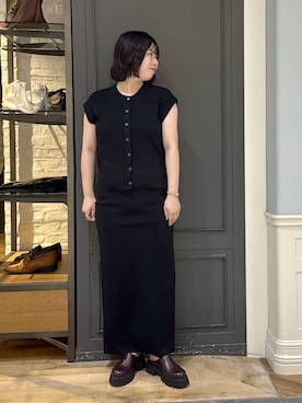 「アイテム（スリッポン）」を使った、さちさん（レディース・155cm・30代）の秋コーディネート