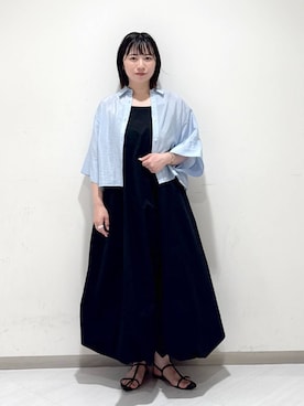 「A part by（アパートバイ）のアイテム（ワンピース/ドレス）」を使った、さちさん（レディース・155cm）の夏コーディネート