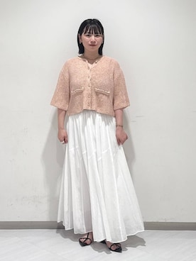 「A part by（アパートバイ）のアイテム」を使った、さちさん（レディース・155cm）の夏コーディネート