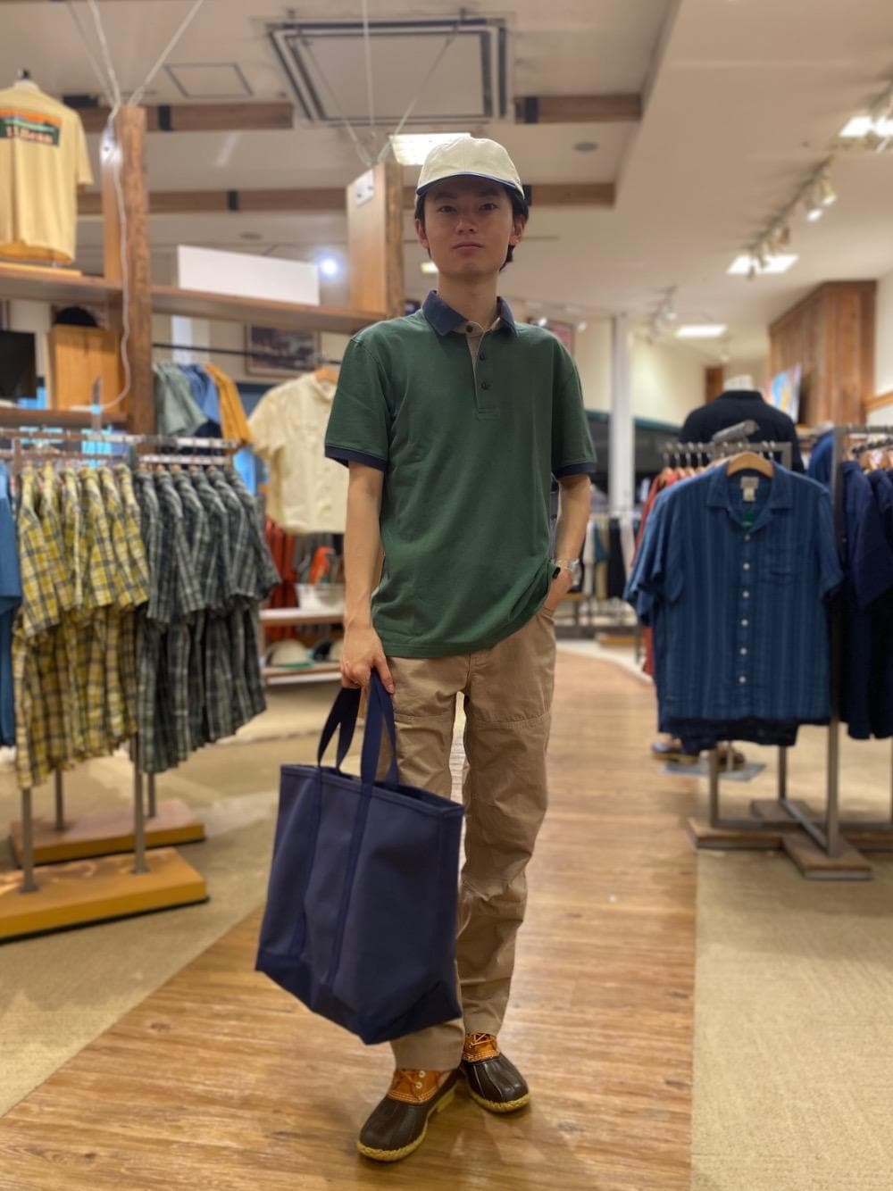 tomo(L.L.Bean 名古屋ワンダーシティ店)|L.L.Beanのトートバッグを使ったコーディネート - WEAR