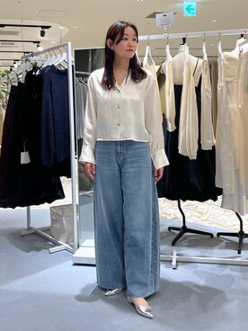 「e/rm」｜「アイテム（アクセサリー）」を使った、momoさん（レディース・165cm）の春コーディネート